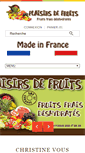 Mobile Screenshot of plaisirs-de-fruits.com